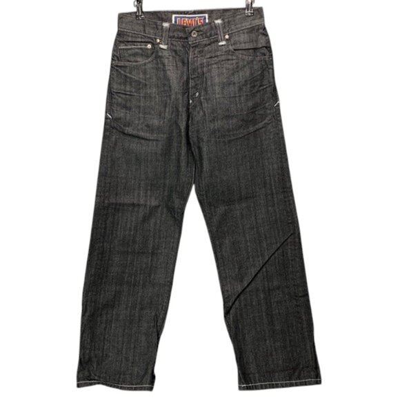 Levi’s 569 Men’s 30x30 Loose Straight Fit Black Denim Jeans Y2K Vintage Casual‎ - Picture 1 of 15